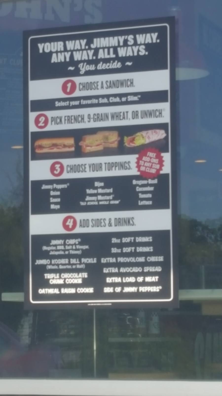 Jimmy Johns | meal delivery | 46320 Lexington Village Way #300, Lexington Park, MD 20653, USA | 2402378398 OR +1 240-237-8398
