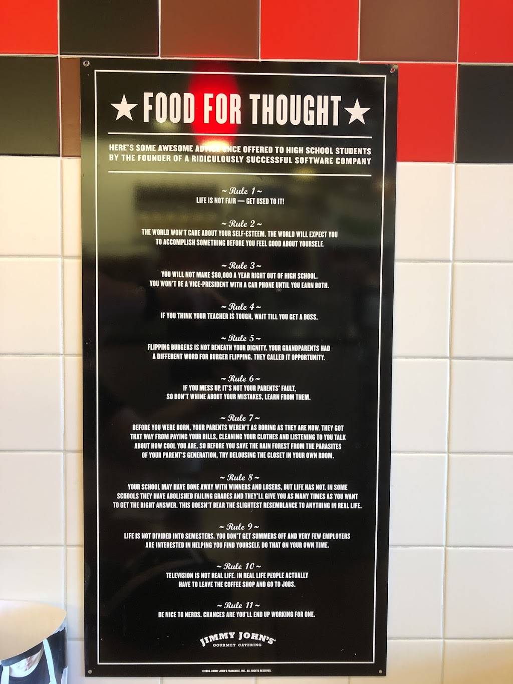 Jimmy Johns | meal delivery | 11055 Parkside Dr, Knoxville, TN 37934, USA | 8656751212 OR +1 865-675-1212