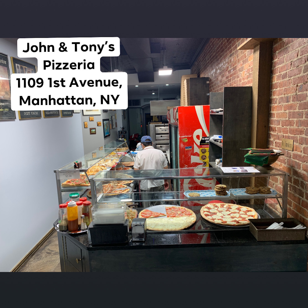 John & Tonys Pizzeria | meal delivery | 1109 1st Ave., New York, NY 10065, USA | 2123714965 OR +1 212-371-4965