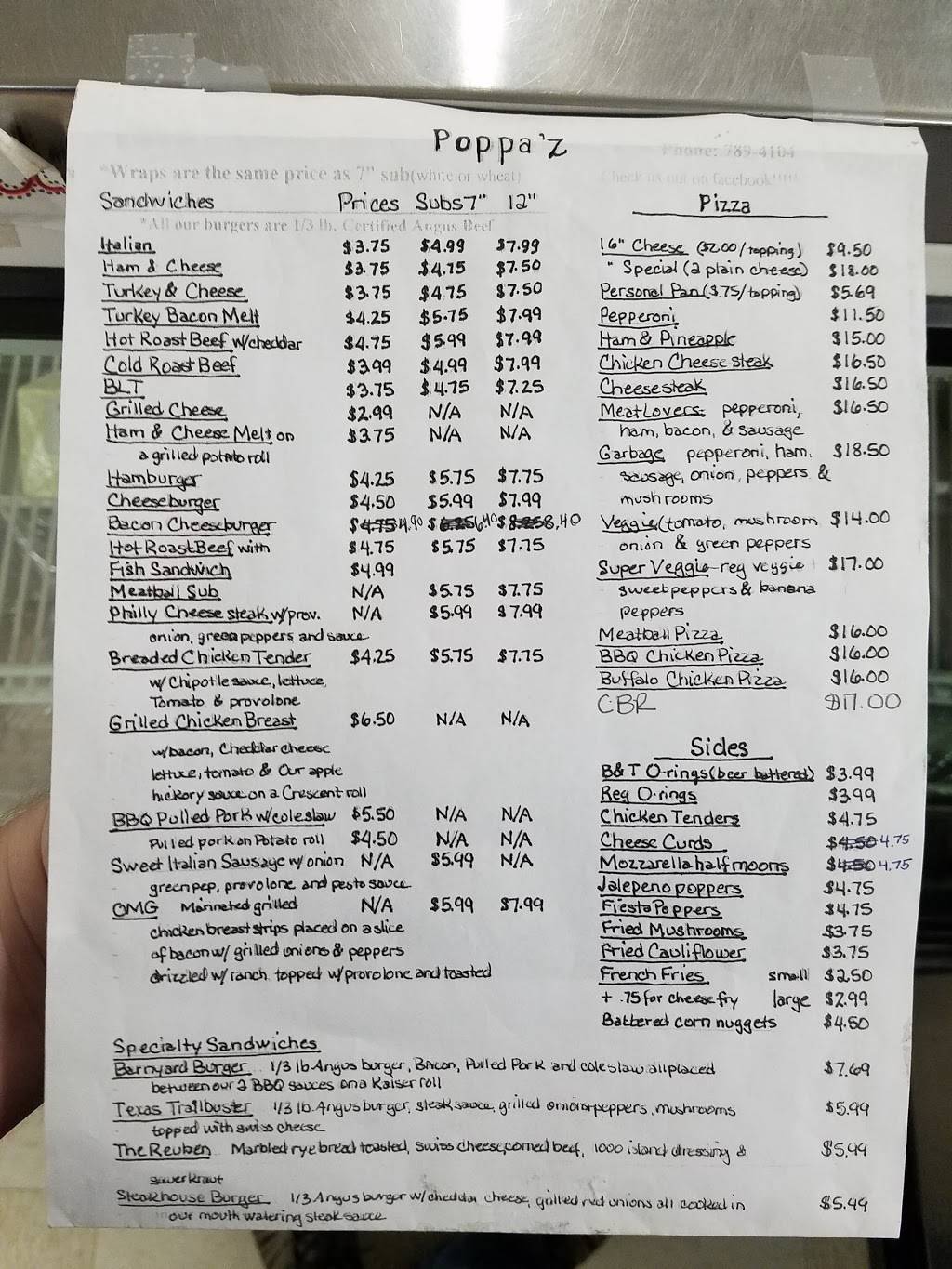 Poppaz | meal takeaway | 1752 Landisburg Rd, Landisburg, PA 17040, USA | 7177894104 OR +1 717-789-4104