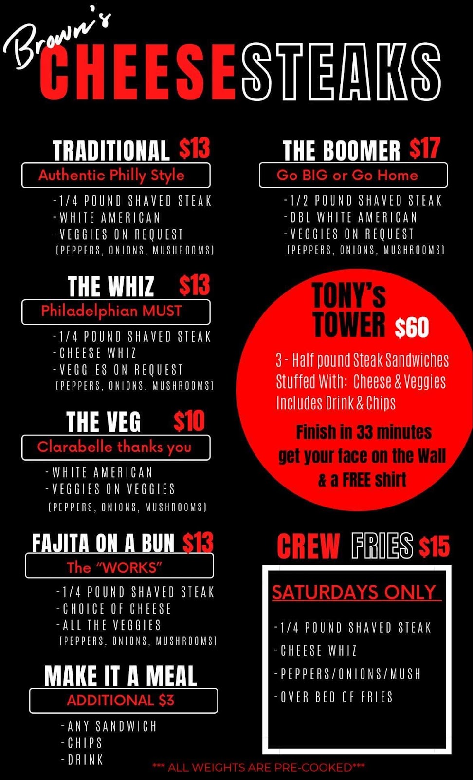 Browns Cheesesteak on the Strip | restaurant | 5340 Lake Rd E, Geneva, OH 44041, USA | 4402610038 OR +1 440-261-0038