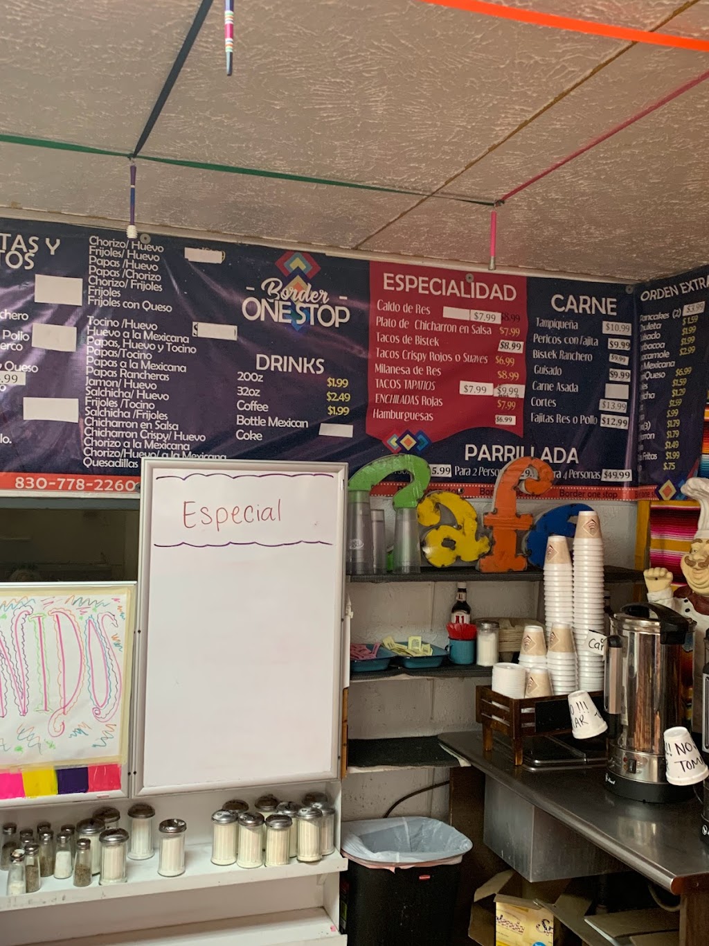 Border One Stop | restaurant | 2301 State Loop 239, Del Rio, TX 78840, USA | 8307782260 OR +1 830-778-2260