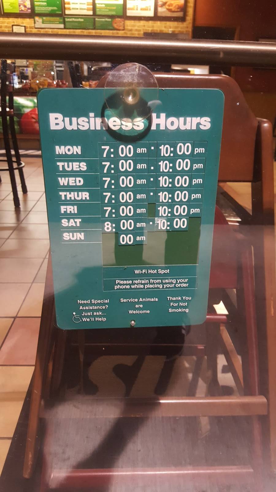 Subway | meal takeaway | 810 S St Blaise Ln Unit C, Youngsville, LA 70592, USA | 3374516236 OR +1 337-451-6236