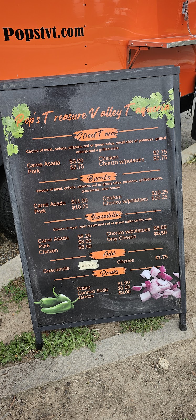 Pops Treasure Valley Taqueria | restaurant | 1621 N Jericho Rd, Meridian, ID 83642, USA | 2084494906 OR +1 208-449-4906