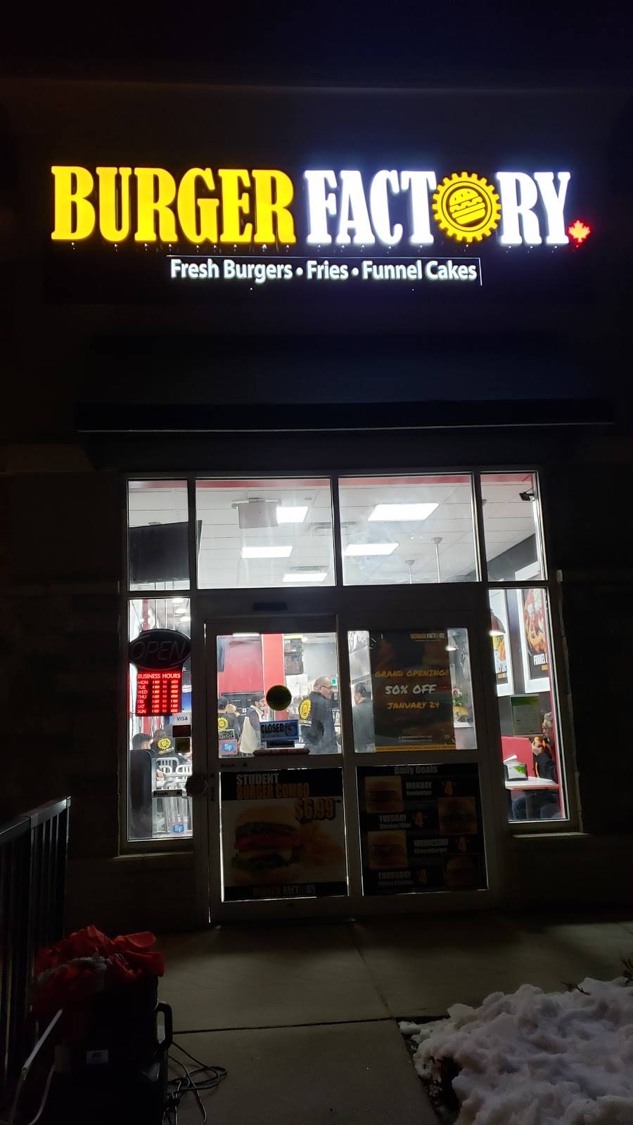 Burger Factory | restaurant | 580 Fanshawe Park Rd E, London, ON N5X 1L1, Canada | 5486884888 OR +1 548-688-4888