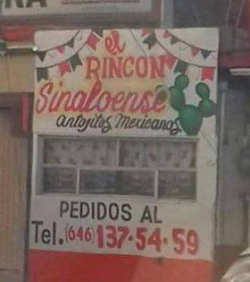 El Rincon Sinaloense | restaurant | Carr. Traspeninsular y Cuauhtemoc 2PIS, El Maneadero Parte Baja, 22790 Maneadero, B.C., Mexico | 016461375459 OR +52 646 137 5459