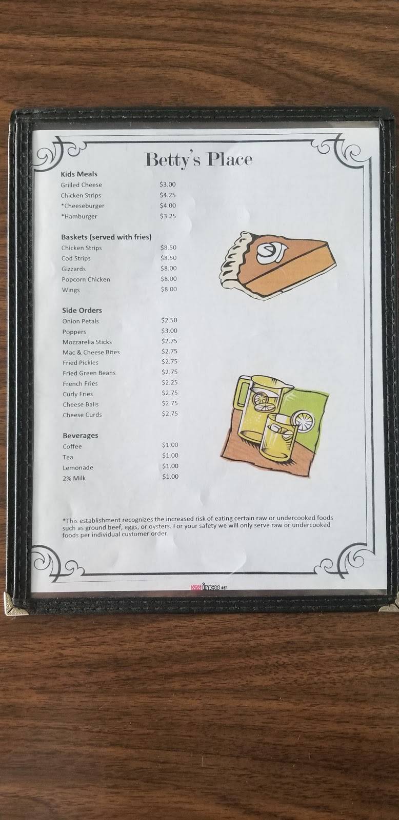 Bettys Place | restaurant | 109 E Main St, Bruning, NE 68322, USA | 4023532725 OR +1 402-353-2725